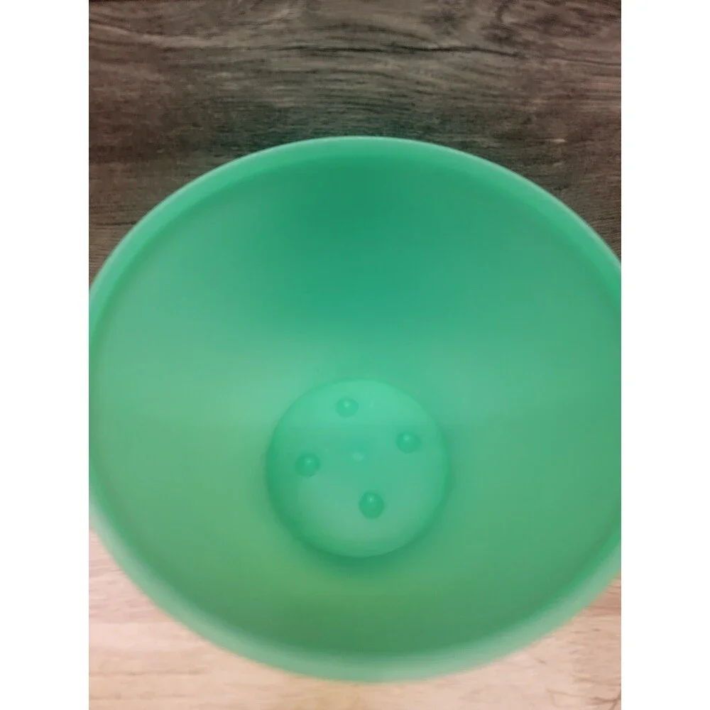 Vintage Deltawear Crisp It Lettuce Keeper Bowl Jadeite Green FS -1001